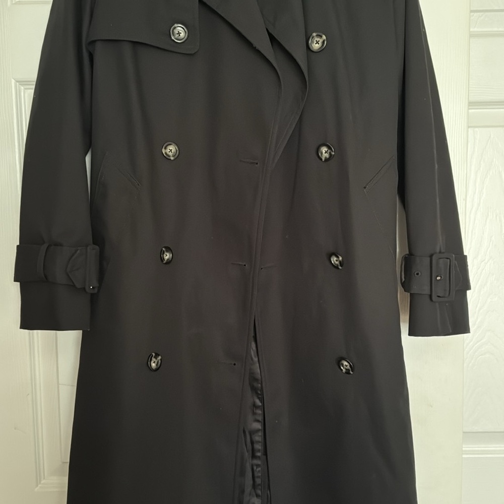 Mango Black Trench Coat - Picture 3 of 10